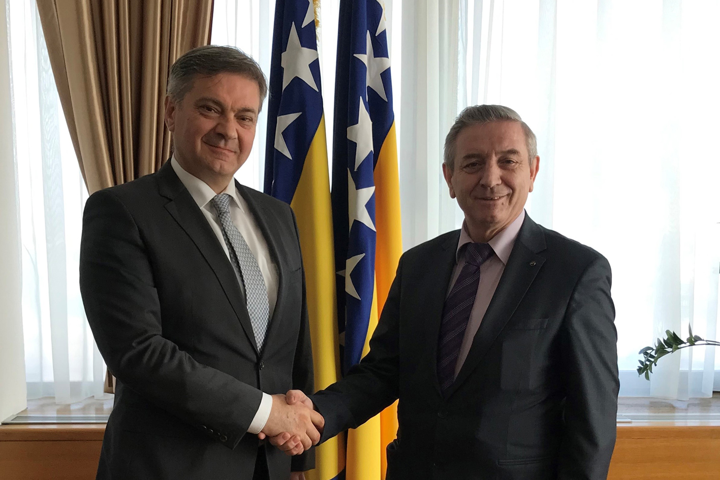 Predsjedatelj Zastupničkog doma dr. Denis Zvizdić sastao se sa veleposlanikom Republike Sjeverne Makedonije u BiH 